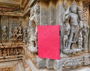 Cuir d'obsidienne et cuivre brillant Organisateur de journal en spirale A5 personnalisé Fil à coudre personnalisé Couture de selle Carnets en boîte - Product Image 2