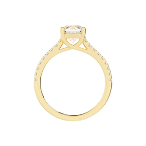 Anillo de oro de 14kt y 18kt con diamantes cultivados en laboratorio-Joyería de lujo sostenible para cada ocasión - Product Image 3