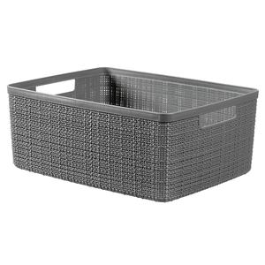 Paquete de 6 Cestas de Yute Tejidas CURVER de 12l, Caja de Almacenamiento - Product Image 1