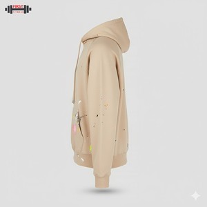 Sudaderas con capucha de invierno de la mejor calidad, logotipo personalizado, Terry francés, 100% algodón, peso pesado, 300gsm, fabricantes, productos esenciales impresos personalizados - Product Image 6