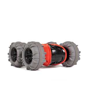 Coche de Acrobacias RC Aquabot de Doble Modo, Control por Reloj a Largo Alcance, Resistente al Agua, con Luces, Fácil de Montar, para Uso en Tierra y Agua - Product Image 5