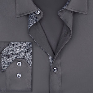 Camisa abotonada para hombre de tasa ajustable Diseños totalmente personalizados Camisa abotonada transpirable de tendencia superior para hombre con calidad superior - Product Image 6