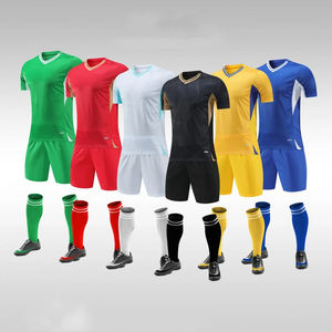 Conjuntos de ropa de fútbol de color degradado, uniforme de fútbol de color personalizado para adultos, conjunto de ropa deportiva fabricada en fábrica con logotipo impreso - Product Image 2