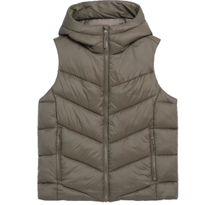 Chaleco acolchado sin capucha para mujer, nuevo diseño personalizado, estilo acolchado, cálido, para invierno - Product Image 6