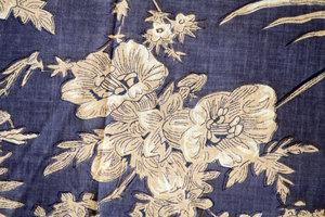 Coton indien, impression estampée à la main, par la cour, tissu indien, tissu imprimé bloc de paix, tissu de couture et de courtepointe - Product Image 3