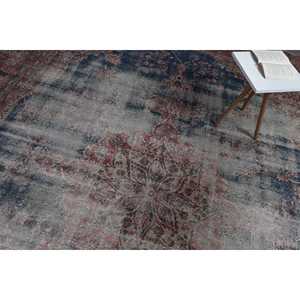 พรมตุรกีขนาดใหญ่พิเศษ 8.6x11.9 ฟุต สีน้ำเงินแดง ลายสัตว์ พรมขนสัตว์ - Product Image 5