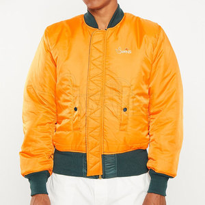 Chaqueta bomber de lona de estilo callejero para hombre, abrigos acolchados de invierno personalizados a la moda a precio económico - Product Image 2