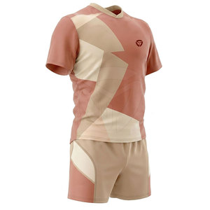 Uniforme de Rugby para Hombre, Ajuste Cómodo, Material Transpirable, Conjunto de Jersey y Pantalones Cortos, Ideal para Entrenamientos, Partidos y Ropa Deportiva - Product Image 2