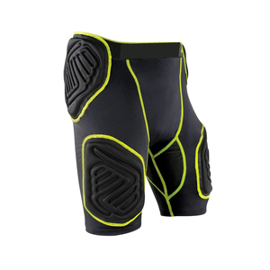 Faja de fútbol americano de 5 piezas integrada de alta calidad para adultos Pantalones cortos y Pantalones estampados de manga corta de talla XL - Product Image 2