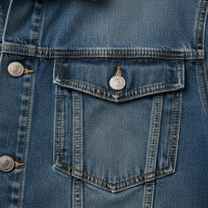 Chaqueta vaquera elegante para hombre, proveedor de fábrica OEM, venta al por mayor, moda personalizada, prendas de vestir exteriores informales, ropa de calle, ropa de moda con soporte frontal - Product Image 5