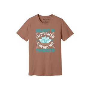 T-shirt décontracté 100% coton avec impression 3D de thèmes de bouddha 12 options de couleur 160-180 Placement de conception personnalisable GSM lourd - Product Image 2