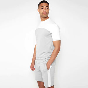 Conjunto de Camisa y Pantalones Cortos de Verano para Hombre, Holgados, con Cintura Elástica, Hasta la Rodilla, con Logotipo Personalizado, de Algodón/Poliéster, 2 Piezas - Product Image 3