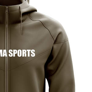 Sweats à capuche en polaire personnalisés pour l'hiver, prix abordable, sweat à capuche personnalisé, sweat à capuche à fermeture éclair sublimé - Product Image 6