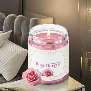 เทียนหอมรูปกุหลาบแสนโรแมนติกที่สร้างขึ้นด้วยความรักเพื่อเพิ่มความอบอุ่นและสัมผัสที่หรูหราให้กับการตกแต่งห้องนอนห้องนั่งเล่นจากอินเดีย - Product Image 1