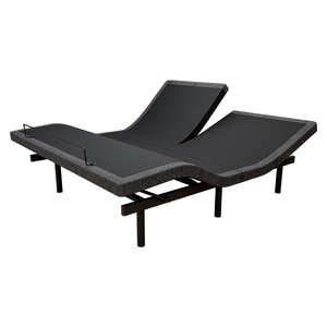 <span class=keywords><strong>Base</strong></span> de <span class=keywords><strong>Cama</strong></span> Ajustable King Size con Colchón, Iluminación Inalámbrica de Altura Ajustable Debajo de la <span class=keywords><strong>Cama</strong></span> y Doble Masaje Integrado - Product Image 1
