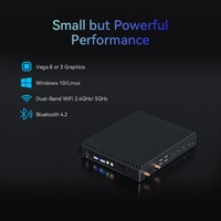 Precio razonable Quad Core DDR4 32GB AMD V1605B y DP Displays Wifi 4G Module Mini Pc Quad Core