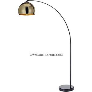 Lampes éclaircissantes de décoration de table Resorts Lampes de luxe classiques en acier inoxydable et aluminium poli miroir doré - Product Image 4