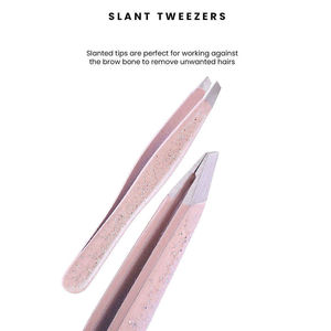Pince à épiler en acier inoxydable personnalisée durable de qualité supérieure, pointe pointue pour les poils fins, écologique, légère, prix raisonnable - Product Image 2