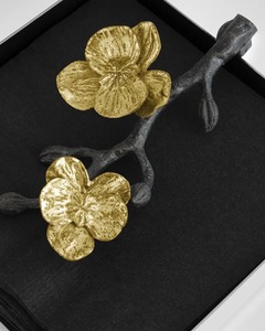 ที่ใส่ผ้าเช็ดปากค็อกเทลกล้วยไม้สีทอง - Product Image 3