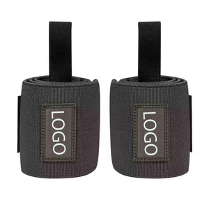 Muñequeras ajustables para levantamiento de pesas con bucles para el pulgar, accesorios de gimnasio personalizados para muñequeras transpirables durante el entrenamiento - Product Image 3