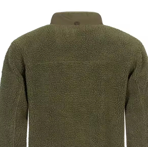 Veste d'hiver streetwear en toile douce et confortable avec doublure en sherpa polaire, col montant, haute qualité, écologique et respirante - Product Image 5