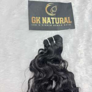 Cabello humano natural sin procesar Extensión de cabello humano de donante único para niñas y mujeres Paquete de cabello crudo sin procesar - Product Image 1