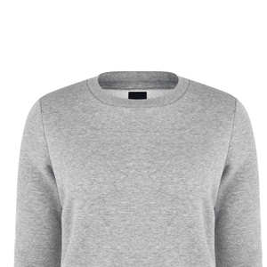 Sweat-shirt à col rond en coton brossé lourd pour hommes et femmes, surdimensionné, épaules tombantes, pull décontracté - Product Image 4