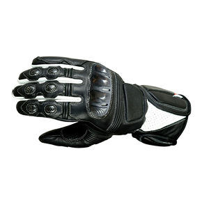 Gants de course mi-doigts en cuir de vachette coupe-vent Rouge Noir Alpine Star Personnalisés Revêtement en polyuréthane Respirant Imperméable Anti-choc - Product Image 6
