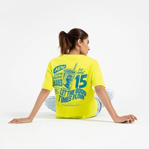 Camisetas de Manga Larga de Seda/Algodón Tejidas de Alta Calidad para Mujer, Transpirables, de Secado Rápido, con Logotipo Estampado, Diseño Sólido, Cuello Redondo, Corte Ajustado - Product Image 3