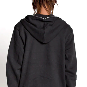 Pull à capuche avec fermeture éclair complète pour homme, vêtement décontracté de haute qualité, Logo personnalisé, 100% coton - Product Image 6