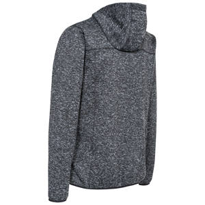 Sweat à capuche homme couleur anthracite avec poignets et ourlet côtelés et capuche à cordon de serrage réglable pour une coupe classique et confortable - Product Image 2