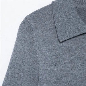 100% coton vente en gros chemise pour femmes polos à col montant de qualité supérieure pour femmes polos unis à séchage rapide - Product Image 4