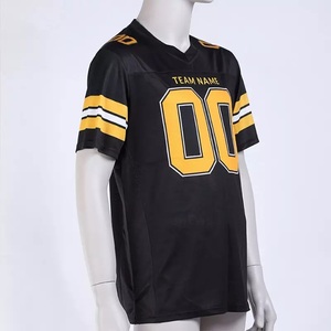Camiseta de Super Rugby de calidad superior personalizada de GAF, uniforme de Rugby amarillo sublimado de secado rápido, camiseta de Rugby de manga corta Oem - Product Image 1