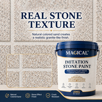 Peinture acrylique liquide à base d'eau effet granit pour revêtement mural extérieur texturé Guangdong Building Coating