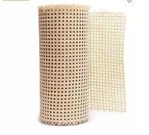 Rouleau de sangle de rotin supérieur, meubles en maille naturelle, sangle de rotin carré tissé blanchi - Product Image 1