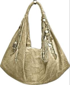 Femmes personnalisé écologique recyclé coton toile pierre lavé fourre-tout sac à bandoulière mode Rock transfert de chaleur Design indien - Product Image 1