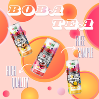 Boisson gazeuse à la lychee YOUR BRAND Popping Boba Bubble Tea 320ml, très demandée, échantillon gratuit, fabrication au Vietnam, marque privée (OEM, ODM)