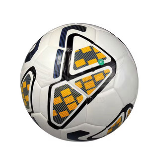 Ballon de football d'entraînement durable en PU, logo personnalisé, vente en gros, ballon de football cousu à la main - Product Image 4
