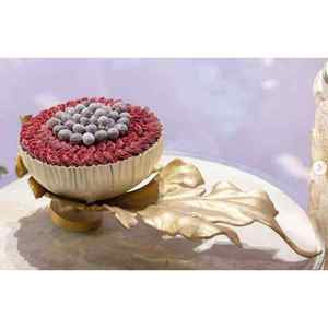 Bol en métal métallisé chocolat, écologique et sans danger pour les aliments, pour la maison et les fêtes, fait à la main, de haute qualité, design moderne et luxueux - Product Image 5