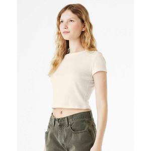 Bella Canvas Bella + Canvas Ladies' Micro Ribbed Baby Tee - Product Image 4
