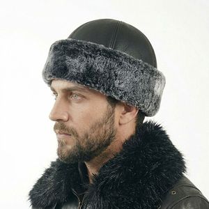 Chapeau cylindrique en fausse fourrure fait main, style ottoman turc, respirant, en laine, pour l'extérieur, hiver, inspiré de la tribu Ertugrul Kayi, style requin Anatolia islamique - Product Image 2