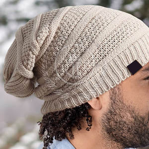 Wholesale Custom Logo Trendy Image High Quality Common Unisex Adults Adjustable <b>Warm</b> Winter Plain Dyed Knitted Beanies <b>Hats</b> - Product Image 4