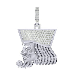 Joyería popular de tendencia con colgantes de estilo hip hop totalmente helados hechos a mano en diamantes de moissanita de Plata de Ley 925 - Product Image 2