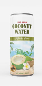 น้ำมะพร้าวผสมมัทฉะ รสชาติต่างๆ บรรจุกระป๋อง 330 มล. ผู้ผลิตเครื่องดื่มแบบ OEM จากเวียดนาม รับผลิตตามสั่ง ออกแบบฟรี มีตัวอย่าง ได้รับมาตรฐาน HACCP/ISO/HALAL - Product Image 3