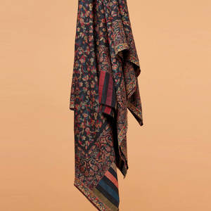 2025 Winter Luxury Natural Pure Wool <b>Shawl</b> <b>Men</b> Custom Embroidery Logo Soft Warm Digital Printing Breathable Windproof Party - Product Image 3