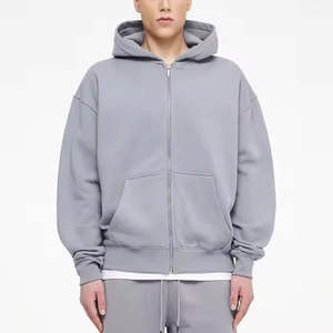 Sweat à capuche d'hiver de haute qualité pour hommes, en coton French Terry, impression de logo personnalisée, design de haute qualité, respirant, poids lourd - Product Image 5