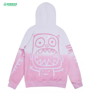 เสื้อฮู้ดดี้แบบสวม Unisex ผ้าคอตตอนหนา 100% 500 GSM ผ้าฟลีซ/เฟรนช์เทอร์รี่ พิมพ์ลาย DTG สีซีดแบบวินเทจ แห้งเร็ว ระบายอากาศได้ดี - Product Image 3