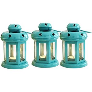 Fournitures d'usine Lanterne Salsa Décoration suspendue avec finition peinte Design de qualité Lanternes en métal avec design multicolore - Product Image 3