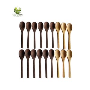 ชุดช้อนไม้ดีไซน์มินิมอล เป็นมิตรกับสิ่งแวดล้อม ช้อนชา ของขวัญ - Product Image 1