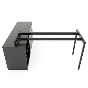 Patas Metálicas Minimalistas para Mesa de 140x60cm, Modelo Slean HCSL026, Patas para Muebles de Comedor y Cocina - Product Image 2